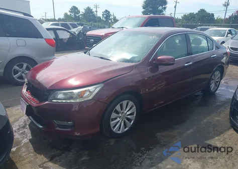 2013 Honda Accord Touring z USA, uszkodzony, nr VIN 1HGCR3F91DA048909